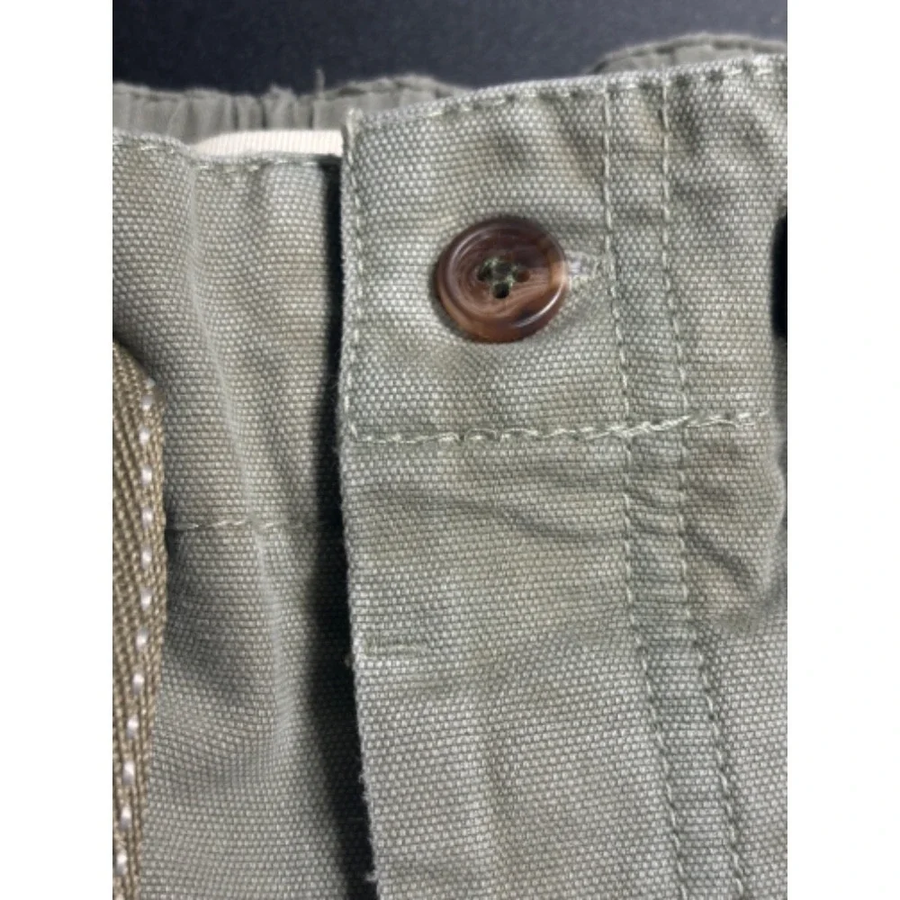 Free People NWOT Drawstring Utility Cargo‎ Pants Khaki/Green Small MSRP $148 - Picture 4 of 6